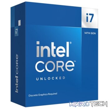 Intel Core i7-14700KF 20-Core 5.60GHz Raptor Lake-S Socket LGA1700 Desktop CPU  Cooler Not Included